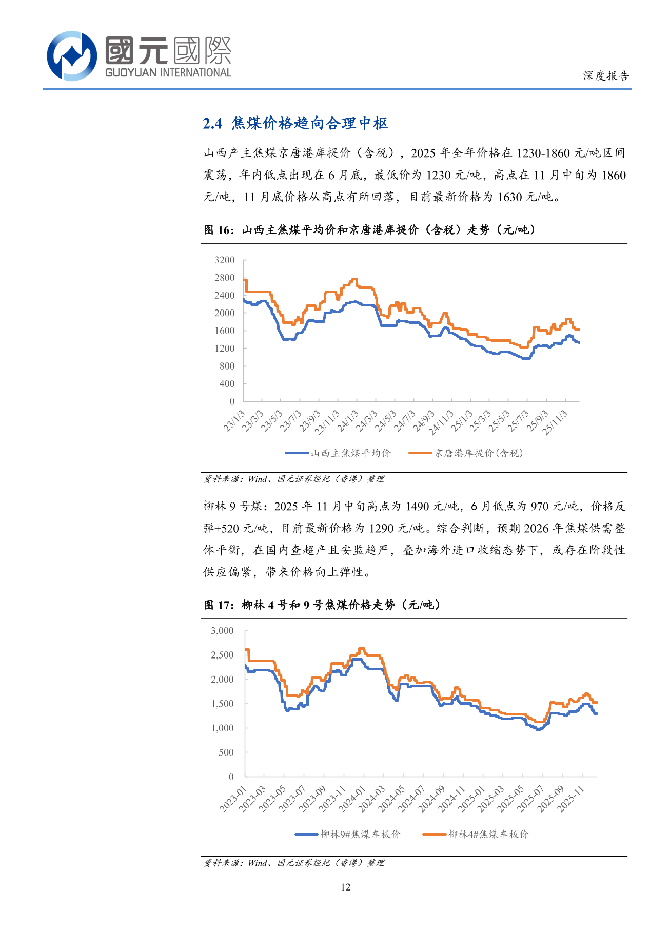 首鋼資源(a style='border-bottom: 1px dashed #007767;text-decoration:none' href='/search?searchbar=00639.HK'00639.HK/a)深度報告：焦煤資源得天獨厚，高股息凸顯價值