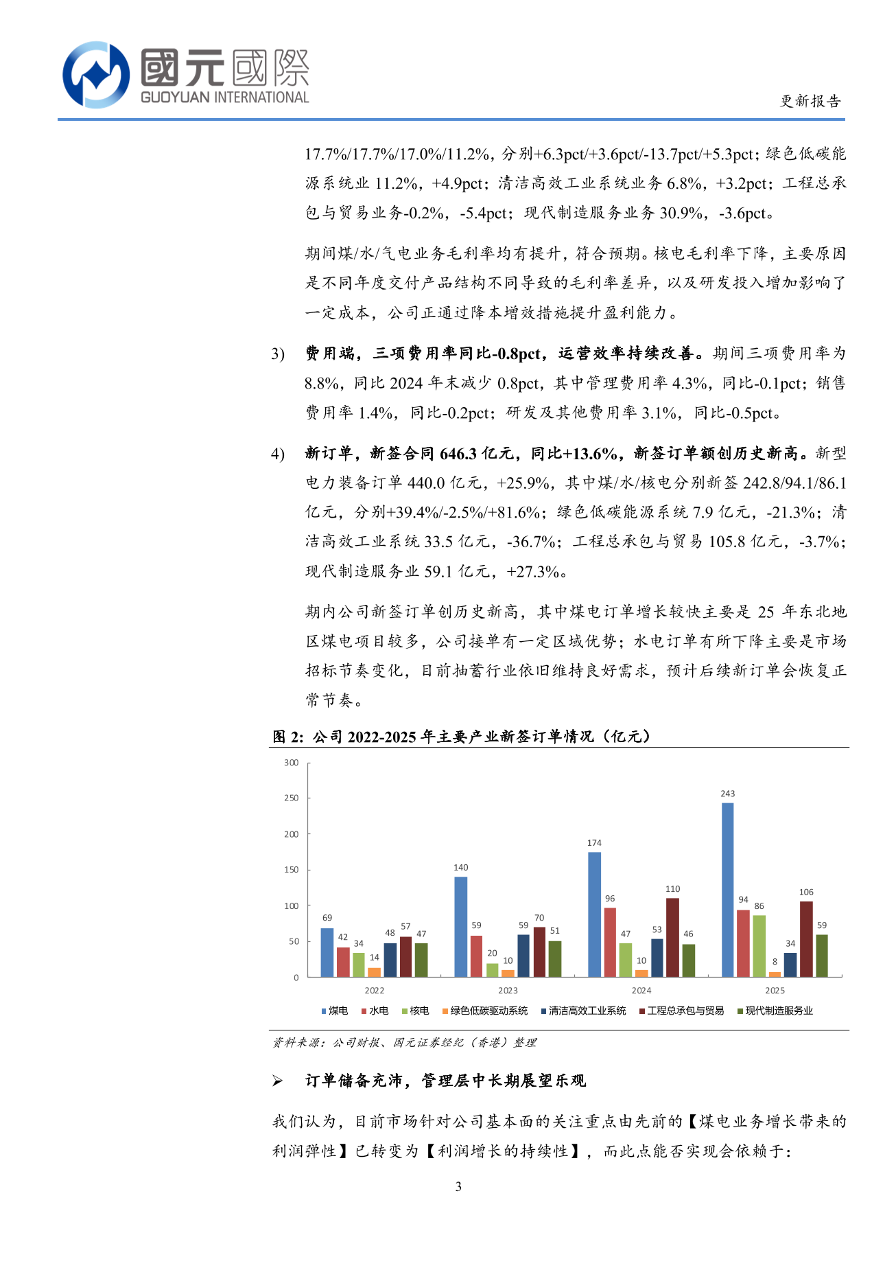哈爾濱電氣(a style='border-bottom: 1px dashed #007767;text-decoration:none' href='/search?searchbar=01133.HK'01133.HK/a)更新報告：充沛在手訂單有望支持公司在「十五五」期間良好發展