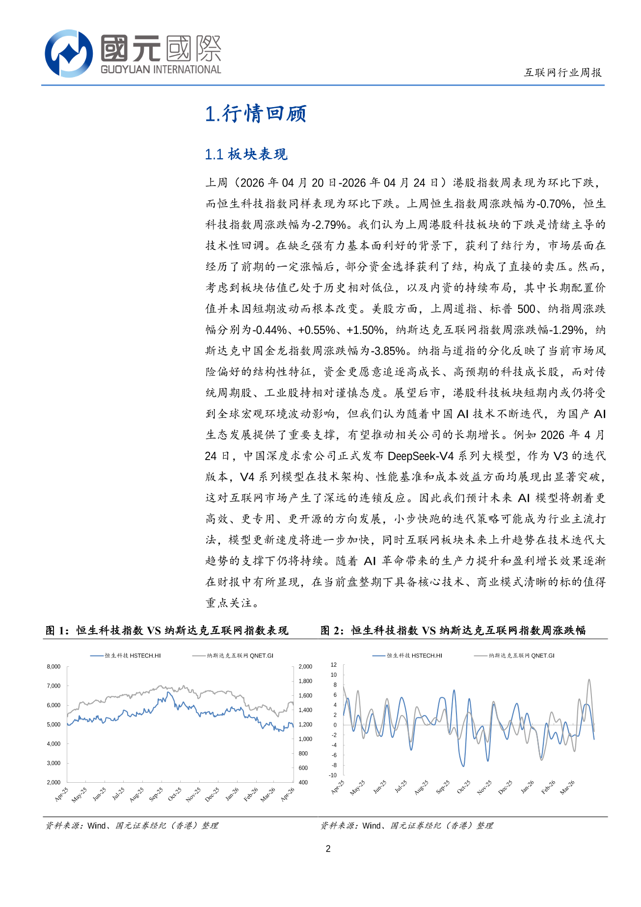 AI技術實現重大突破，産業鏈再次迎來機遇-互聯網行業周報(04.20-04.24)