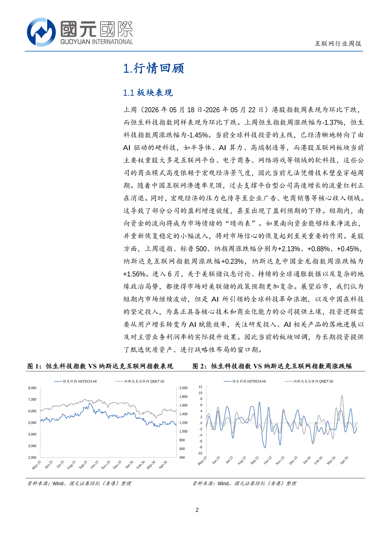 科技主線邏輯未改，AI浪潮重塑價值-互聯網行業周報（05.19-05.23）