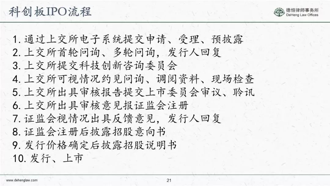 科創板發行上市規則概要（根據徵求意見稿整理）