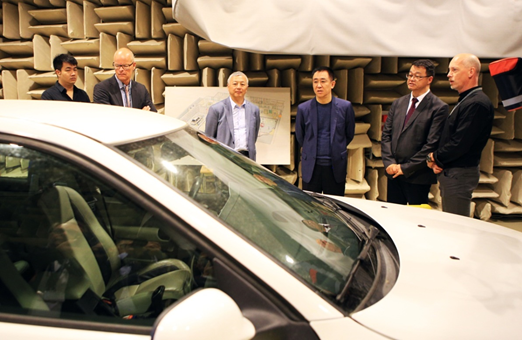 許家印張近東張松橋視察恒大NEVS瑞典總部 點贊頂尖新能源造車技術