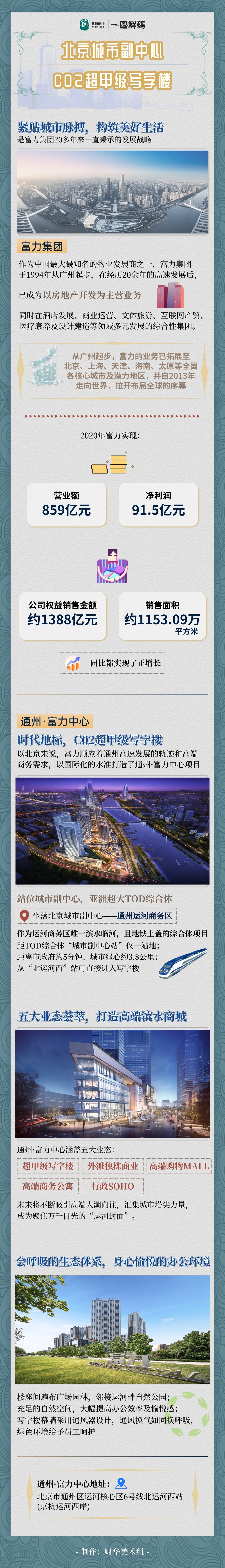 一图解码：北京城市副中心 C02超甲级写字楼