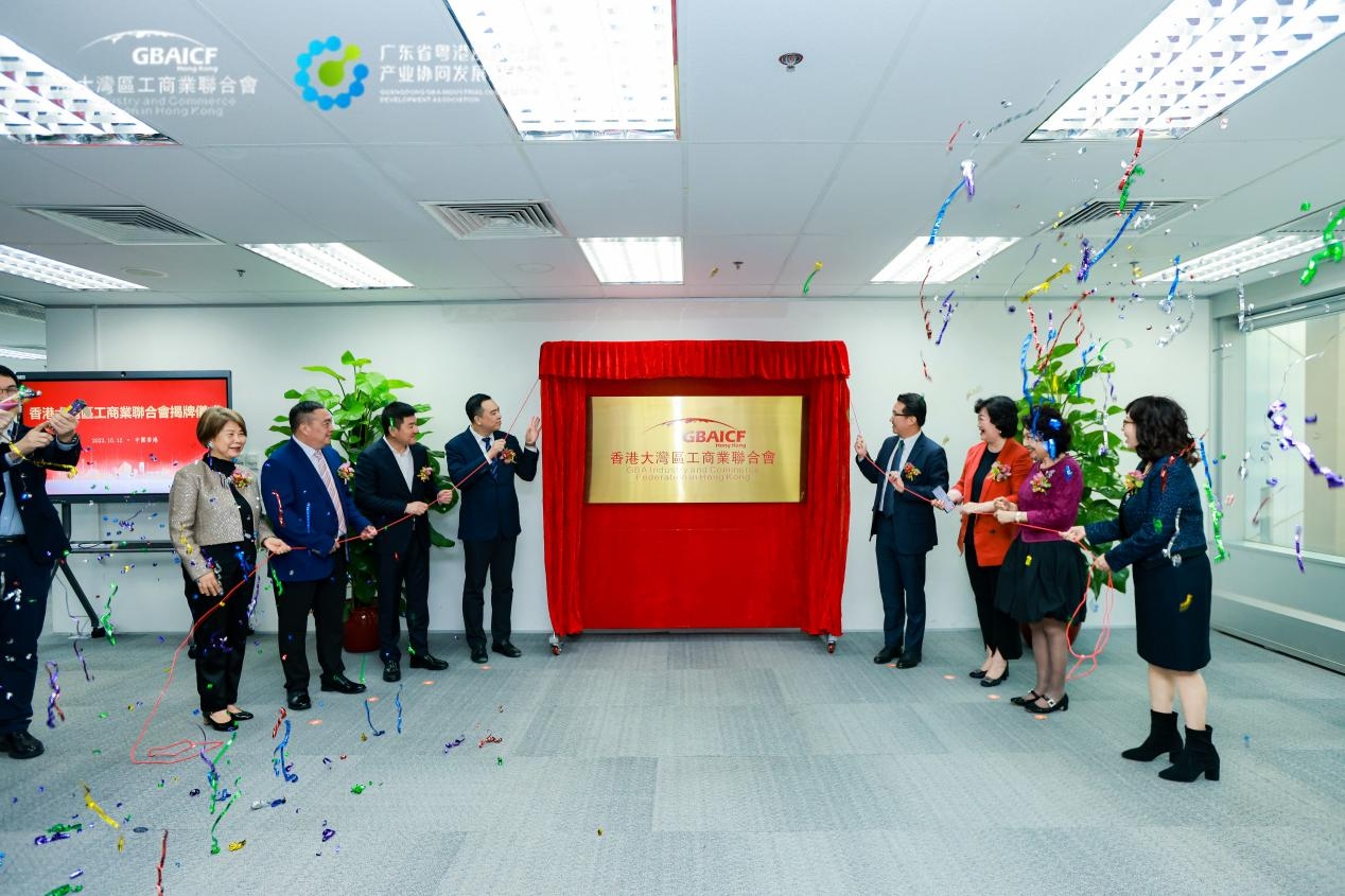 助推高质量发展，香港大湾区工商业联合会正式揭牌