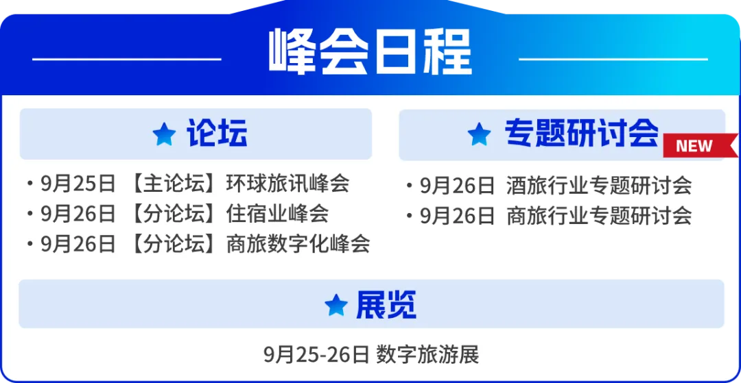 一次性认识众多旅游酒店行业高管的机会来了 | 2024 环球旅讯峰会