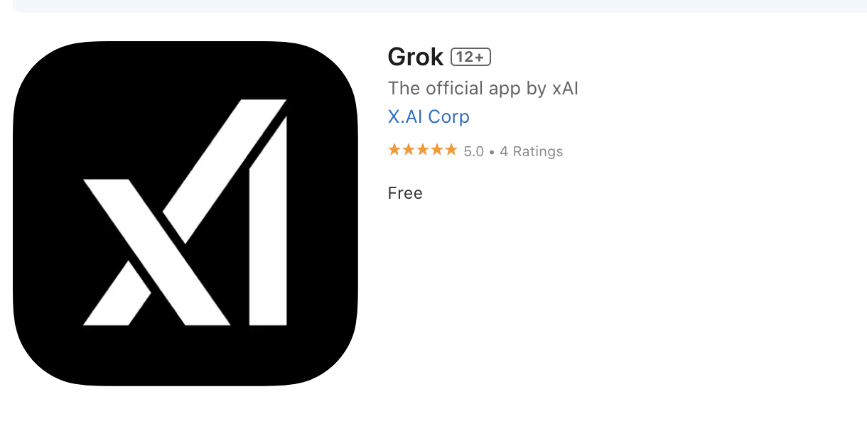 Grok iOS版已上线App Store