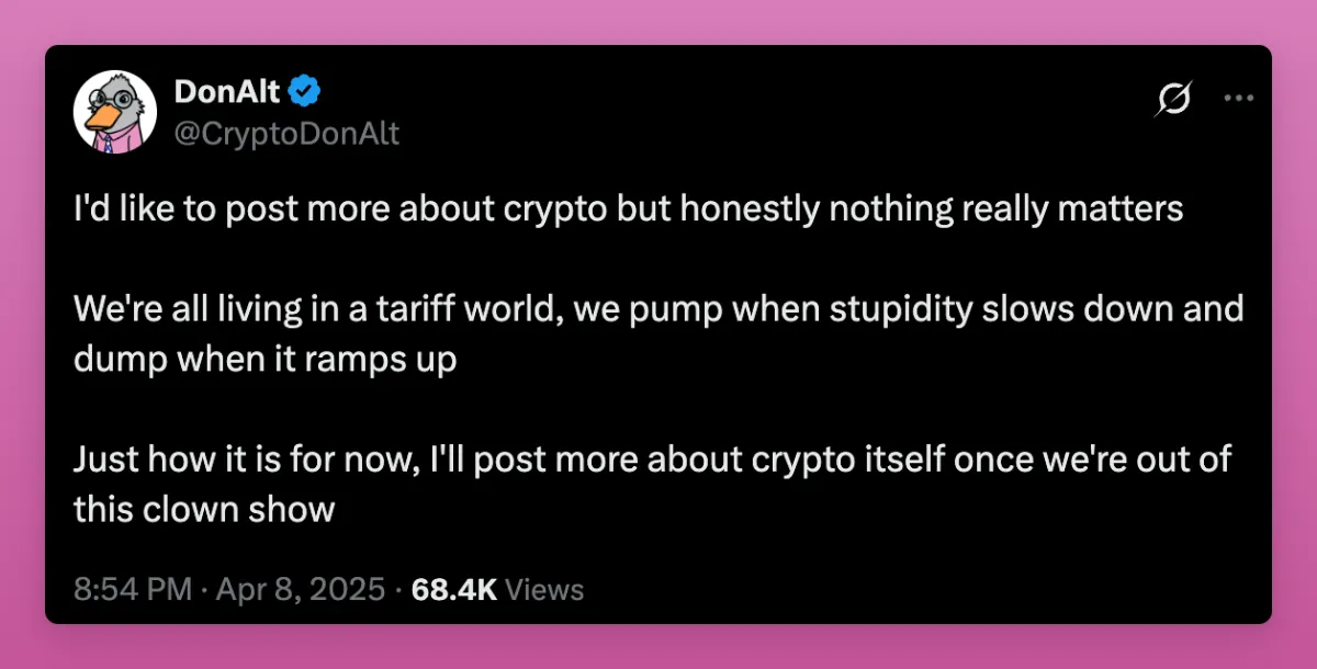 特朗普關稅暫緩,梳理加密市場90天窗口期的投資機遇