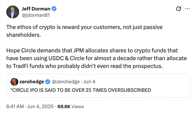 Arca怒斥Circle背叛:IPO盛宴為何抛棄加密盟友偏心華爾街?