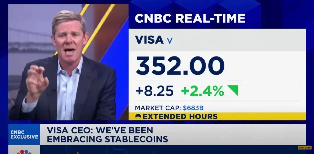 春江水暖鸭先知,Visa对于稳定币下一阶段的理解