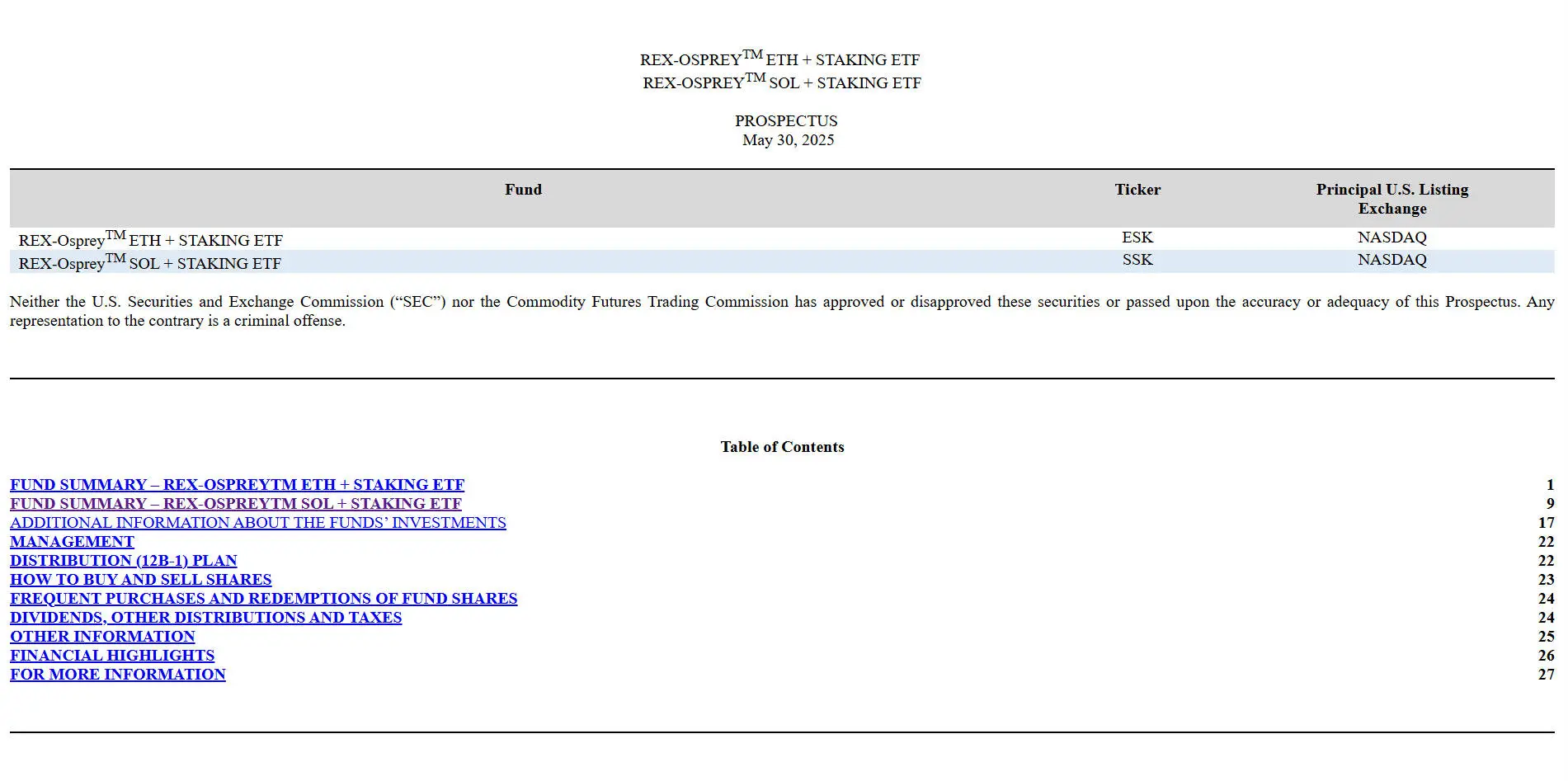 Solana质押ETF“SSK”上线表现尚可，靠“C型公司”注册绕过传统监管框架，其他山寨ETF效仿者在路上？