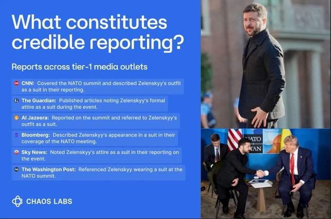 澤連斯基“2億美元西裝風波”:當預言機淪為圈錢工具,AI如何解決“真相困境”?