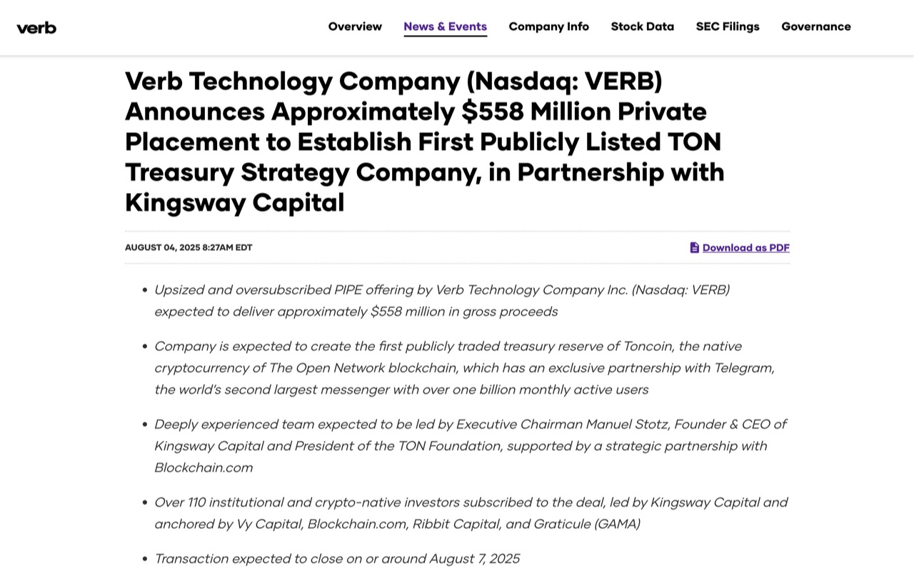 「加密概念股高管訪談」 TON Strategy Company 執行主席 Manny：加密財庫模式如何重塑 TON 生態的未來？