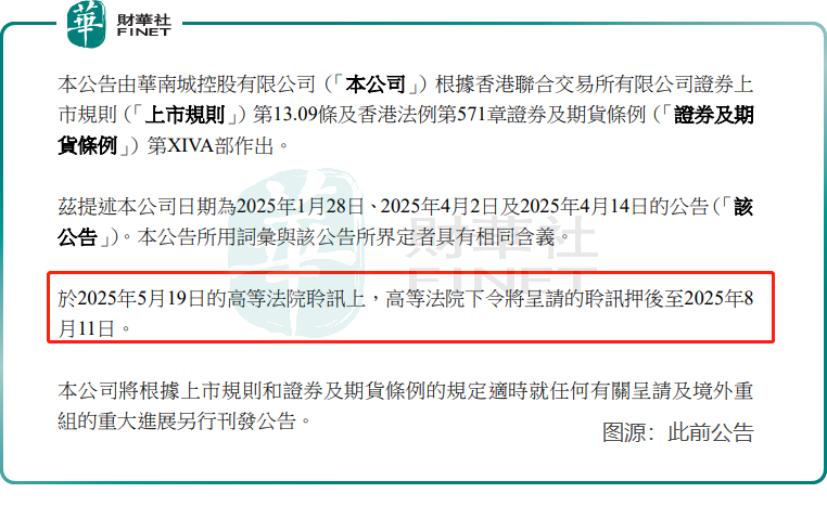 恒大之後又一巨頭坍塌，華南城被下令清盤原創