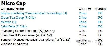 富時指數調整!大盤股納入寧德時代、恒瑞醫藥、藍思科技、三花智控,小盤股納入映恩生物-B