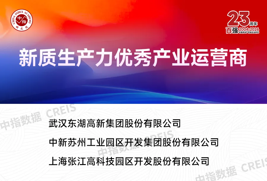 2026中國房地產百強企業研究報告
