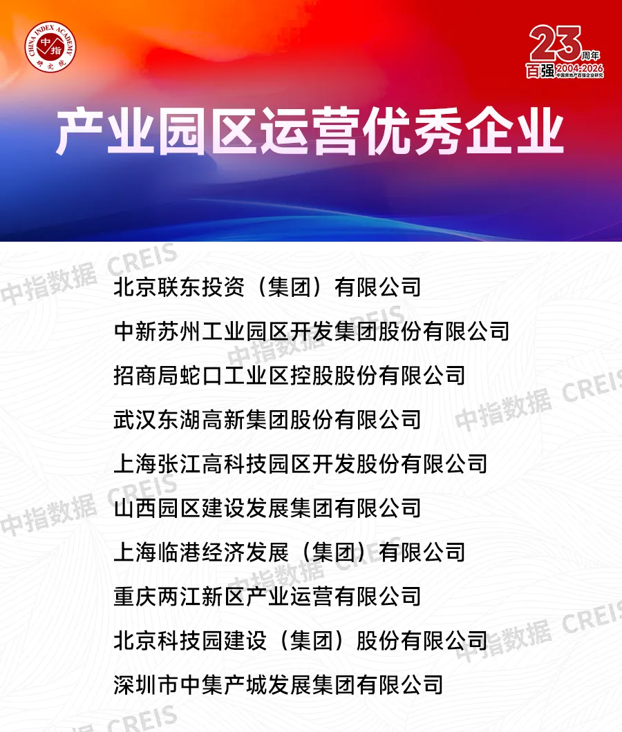 2026中國房地產百強企業研究報告