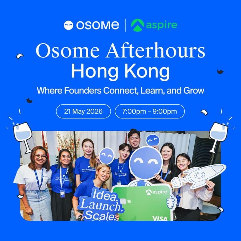 Osome AfterHours Hong Kong: Founders Night🌟 的封面圖片