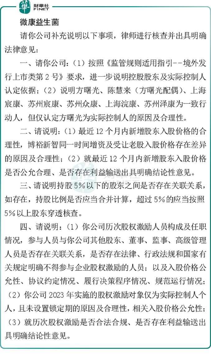 【IPO追蹤】收補充材料要求，微康益生菌港股之行受阻？