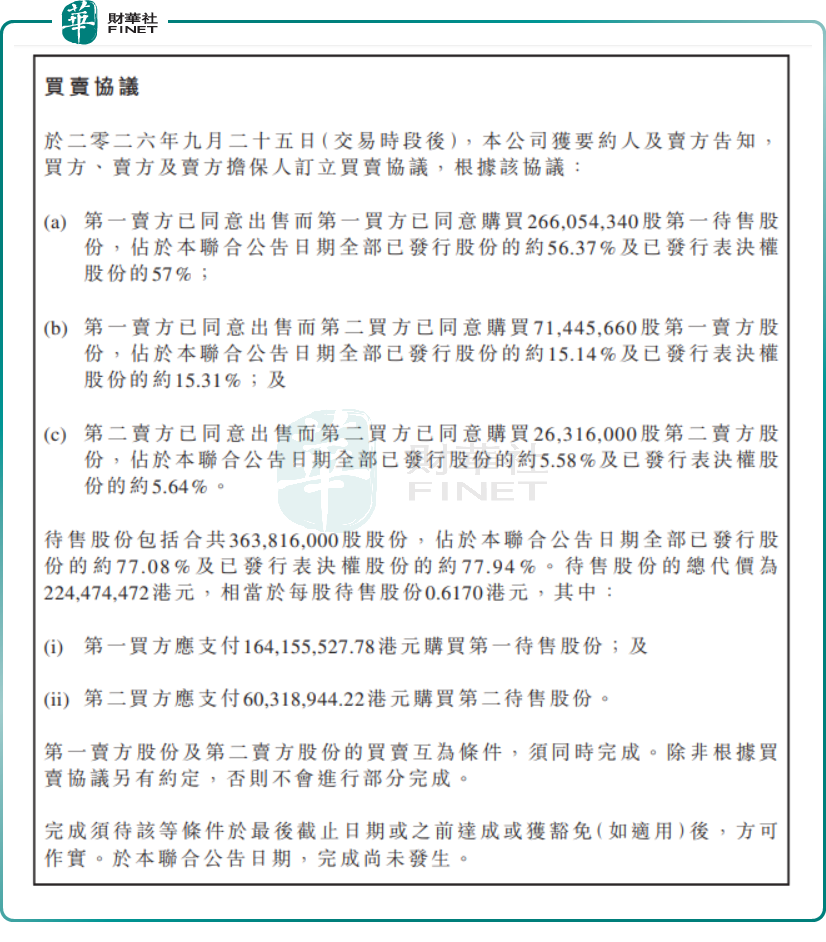 【百強透視】復牌一度漲239%!利特米(a style='border-bottom: 1px dashed #007767;text-decoration:none' href='/search?searchbar=01936.HK'01936.HK/a)迎控制權收購+特別股息催化