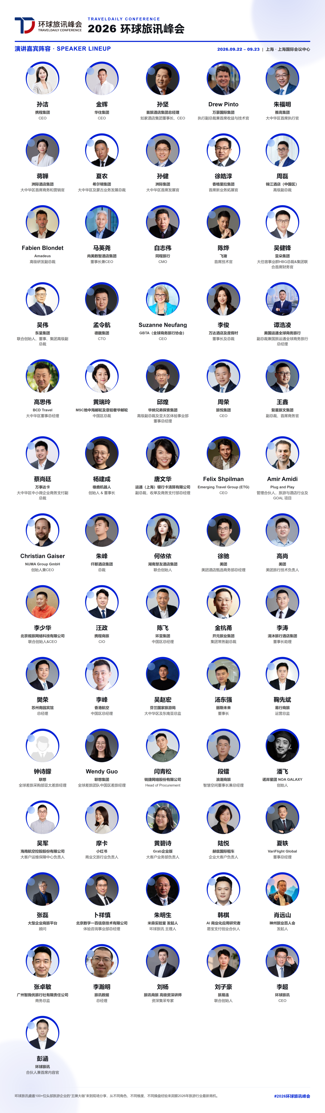 2026環球旅訊峰會即將開幕 | 每一場分享，都是一次高濃度的戰略復盤！