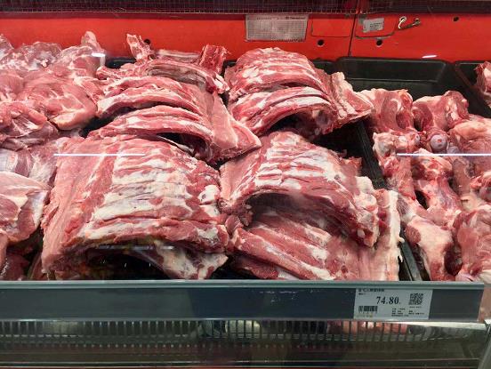 商务部：上周猪肉批发价格环比上涨3.5%